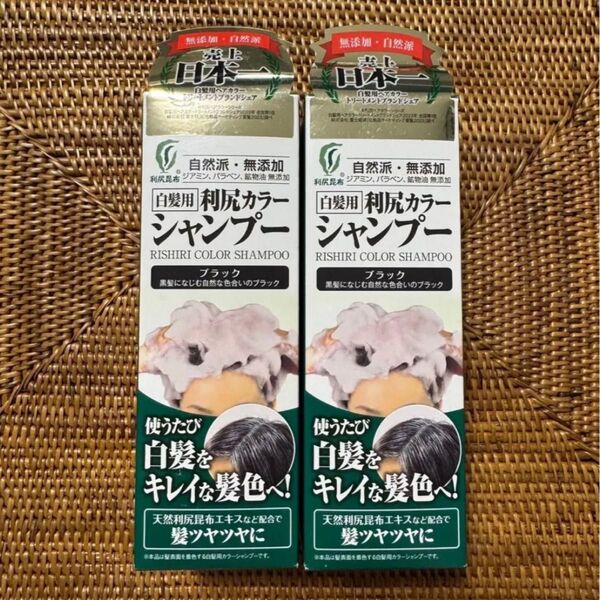 サスティ 白髪用 利尻カラーシャンプー Aブラック