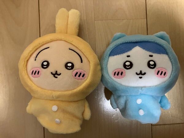 新品未使用 ちいかわ 指先パペット パジャマパーティー うさぎ ハチワレ 2種セット ③