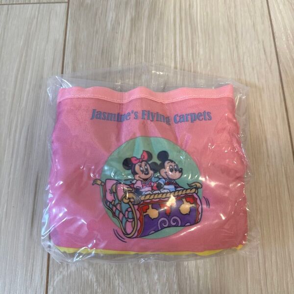 ディズニー カプセルトイ エコバッグ ピンク ジャスミン フライングカーペット