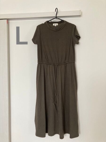 授乳口付ワンピース 授乳服 半袖