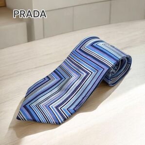 PRADA プラダ ネクタイ シルク 総柄926557