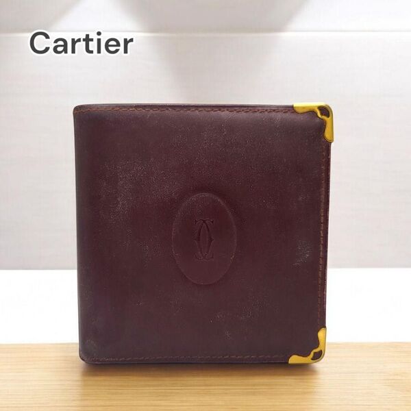 Cartier カルティエ ウォレット 二つ折り マスト132249