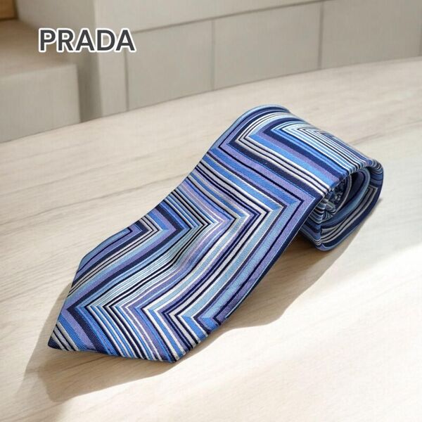 PRADA プラダ ネクタイ シルク 総柄16058