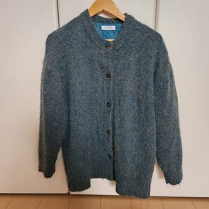 PAGE BOY モヘアカーディガン グリーン