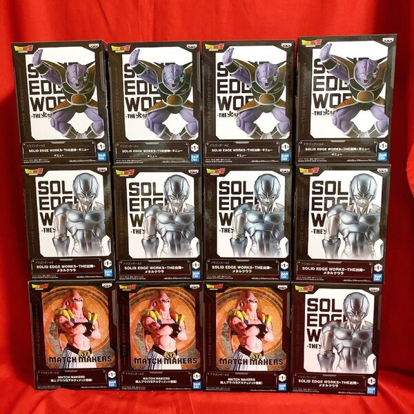 ドラゴンボールZ ギニュー メタルクウラ 魔人ブウ SOLID WORKS EDGE THE出陣 まとめ売り 12個