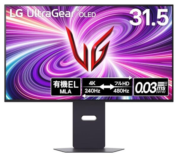 LG UltraGear OLED 32GS95UV-B 31.5インチ/4K