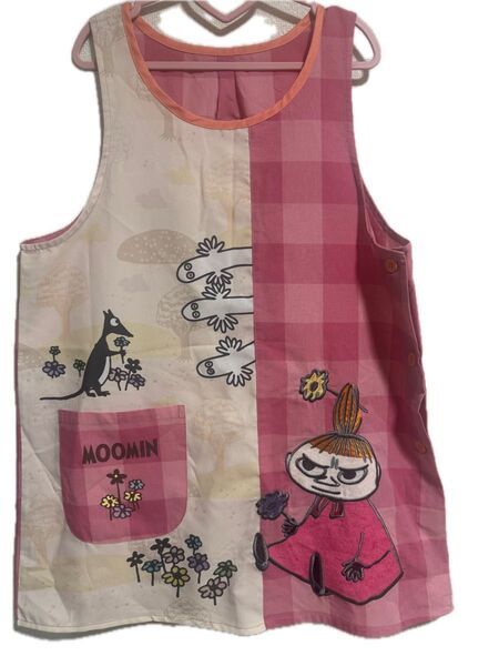 新品 Moomin ムーミン リトルミィ エプロン 保育士