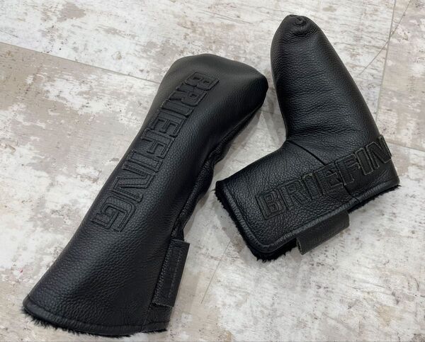 BRIEFING レザーヘッドカバー 2個セット FW・パター 最終価格