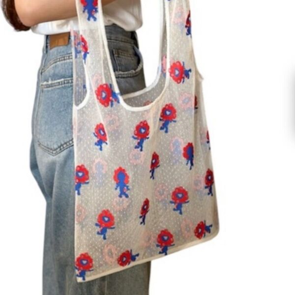 EXPO2025 ミャクミャク レースのオシャレBAG ミャクミャクカラー