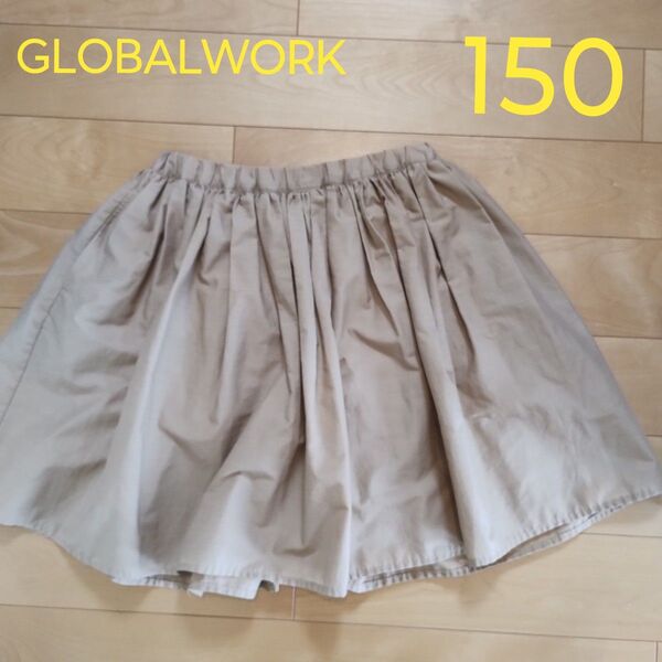 GLOBALWORK インナーパンツ付きスカート 150