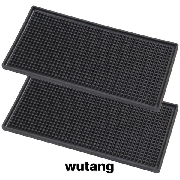 バーカウンター マット グラスマット インテリアマット ホームバー 無印 キッチン用品 15x30 2枚セット