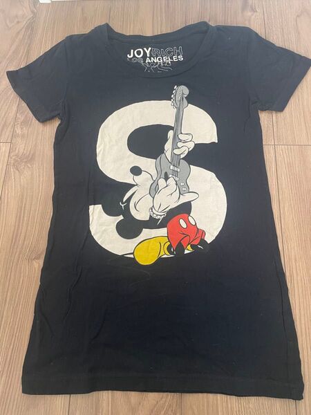 美品 JOYRICH S 半袖Tシャツ ミッキー ディズニーコラボ ディズニー ジョイリッチ 黒 ブラック