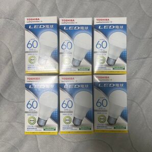 新品 6個セット LED電球 LDA6N-H/60W (昼白色)電球 LED