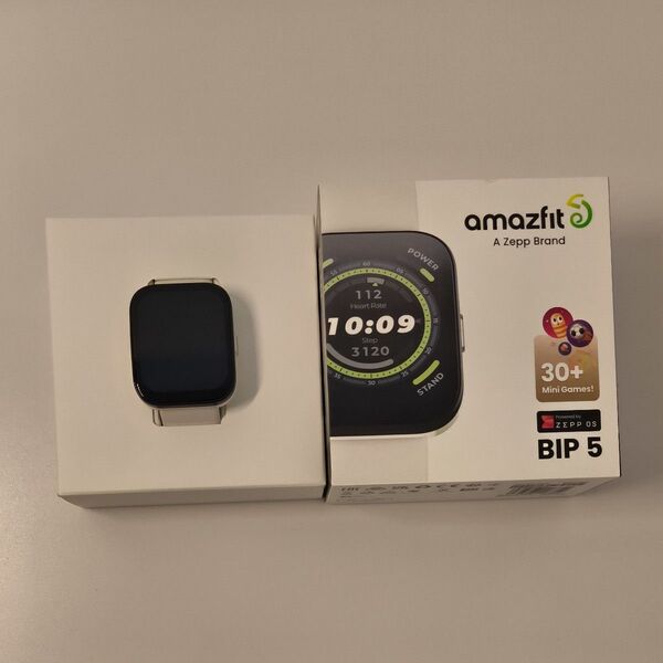 Amazfit Bip 5 スマートウォッチ ホワイト 箱付き ほぼ未使用