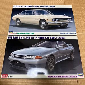 1/24 ニッサン スカイライン GT-R BNR32 前期 / いすゞ 117クーペ ハセガワ 新品
