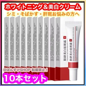 【新品】正規品EBUG 研美白斑霜 シミ・肝斑・そばかす 美白クリーム10本