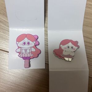 【新品未使用】NiziU ピンバッジ ヘアクリップ リマ