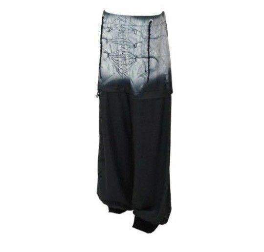THEREDTHREAD burlesque print sweat pants