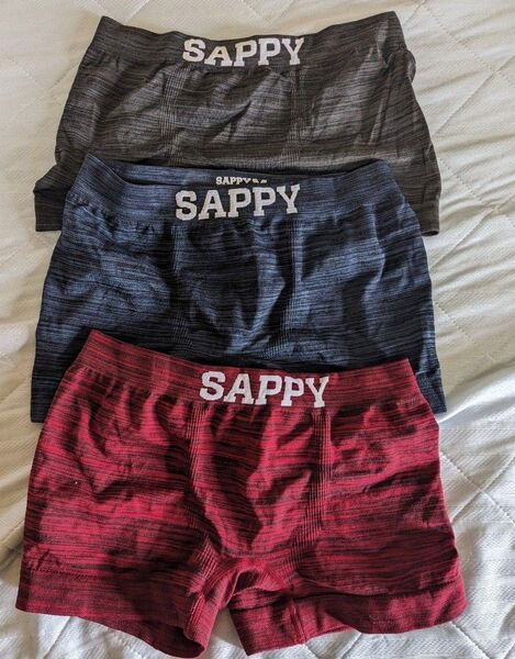 SAPPY ボクサーパンツ メンズ 3枚セット