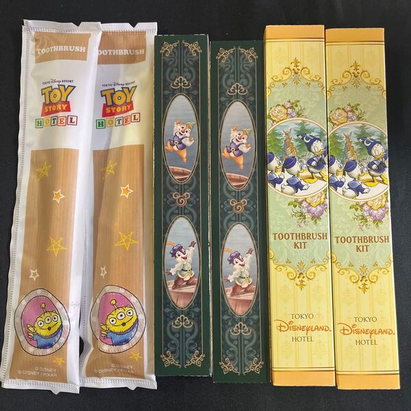 キッズ用歯ブラシ 東京ディズニーリゾート ホテル3種類 計6本