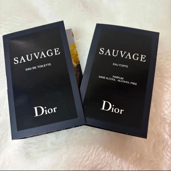 ディオール SAUVAGE 2種セット ソヴァージュ オードゥトワレ オーフォルト パルファン 香水 サンプル Dior