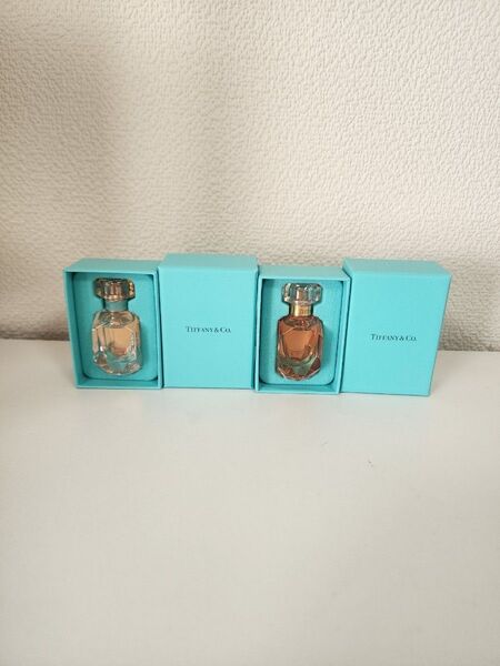 TIFFANY&Co.ティファニー ローズゴールド&ローズゴールド インテンス オードパルファム☆ミニボトル☆各5ml