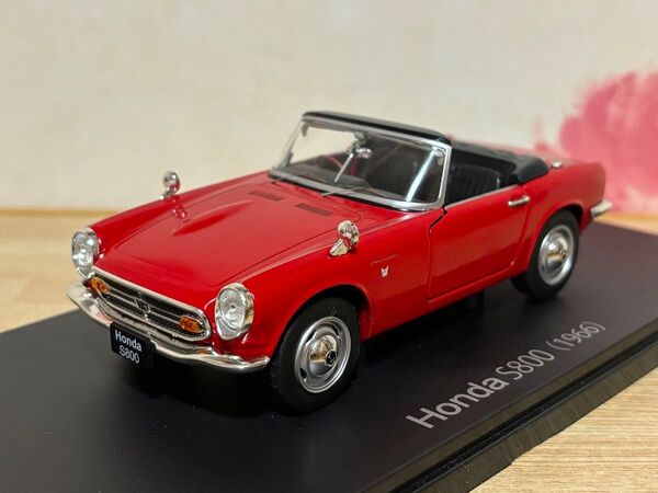 送料無料 1/24 国産名車コレクション ホンダ S800 旧車 ミニカー HONDA 1966 クラシックカー