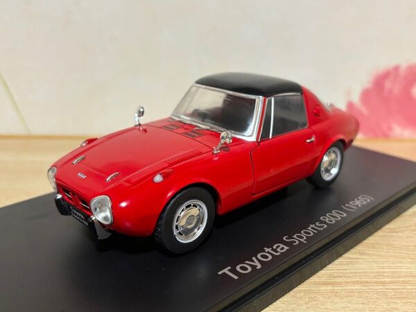 送料無料 1/24 国産名車コレクション トヨタ スポーツ800 旧車 ミニカー TOYOTA SPORTS 800 1965