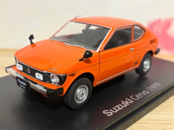 送料無料 1/24 国産名車コレクション スズキ セルボ 旧車 ミニカー SUZUKI CERVO 1977