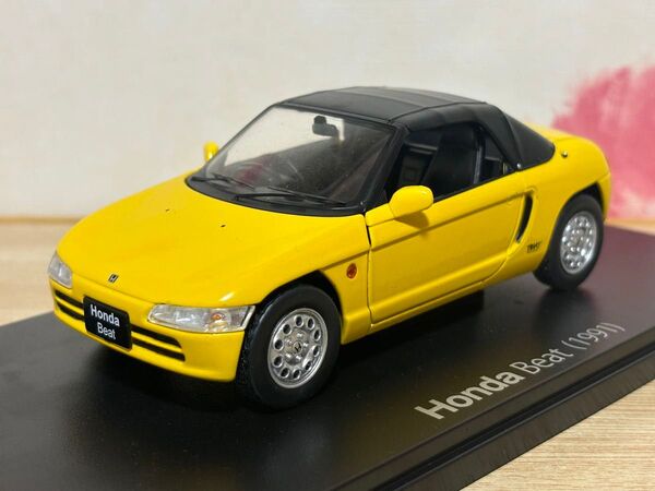 送料無料 1/24 ホンダ ビート 旧車 ミニカー 国産名車コレクション HONDA BEAT 1991