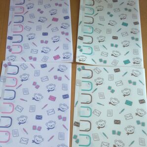 A4クリアファイル 4枚セット