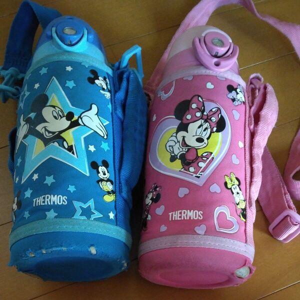 THERMOS 水筒 ミッキー ミニー 2個セット