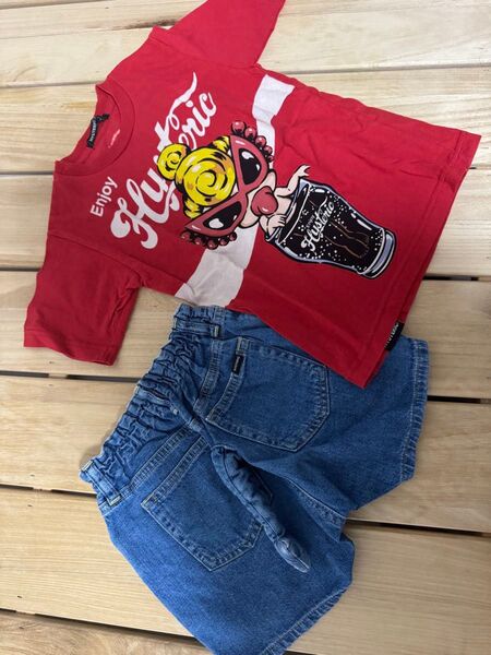 ヒスミニ Tシャッツハーフパンツ