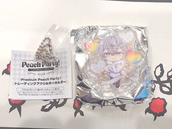 カラフルピーチ からぴち Premium Peach Party ぷぴぱ アクリルキーホルダー アクキー ガチャ 缶バッジ ヒロ