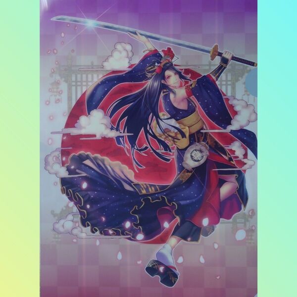 刀剣乱舞 記念祝画 クリアファイル 次郎太刀