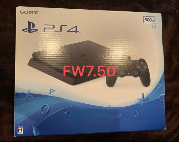 希少 FW7.50 PlayStation4 ジェットブラック CUH-2000A