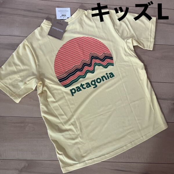 【新品】大人気アイテム!パタゴニア キャプリーン 速乾Tシャツ スポーツ キッズL 140-150 L