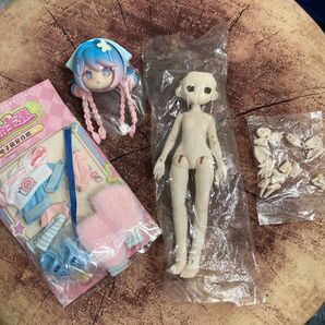 デジタルペットの仮想世界 色違いカタツムリヘッド 洋服 ブランクフェイス ボディ ハンドパーツ セット 自由主張スタジオ ドール