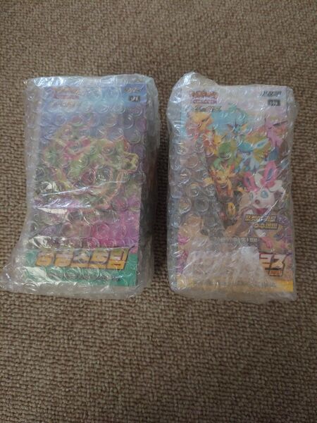 【新品・未開封】ポケモンカード BOX ポケカ 韓国 イーブイヒーローズ 蒼空ストリーム オマケ付き ポケモンカードゲーム