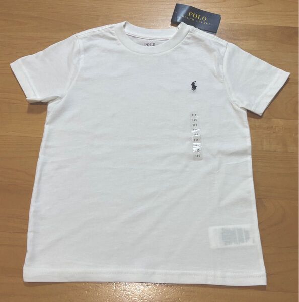 ポロラルフローレン キッズ Tシャツ 115 ホワイト 新品未使用