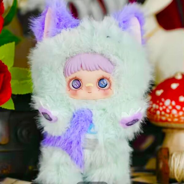 海外限定品 Meymei めめ cat 猫 ねこ おばけ うさぎ ラビット 兎 ドラキュラ 吸血鬼 コウモリ ぬいぐるみ 黒暗森林