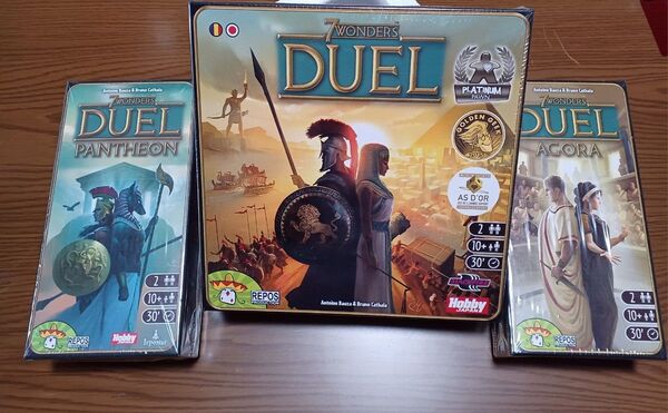 7 Wonders Duel 世界の七不思議 デュエル 多言語版+拡張×2 ボードゲーム