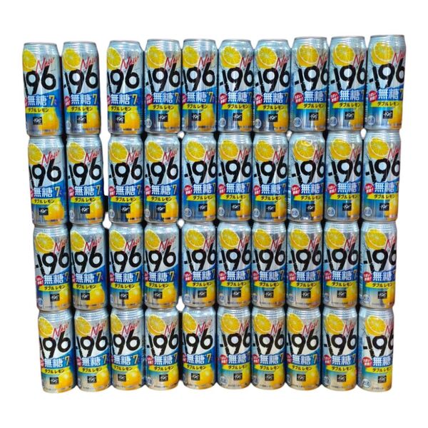 【週末限定特価!サントリー-196無糖レモン500ml 40本セット!】-家飲み・BBQに◎ 500ml