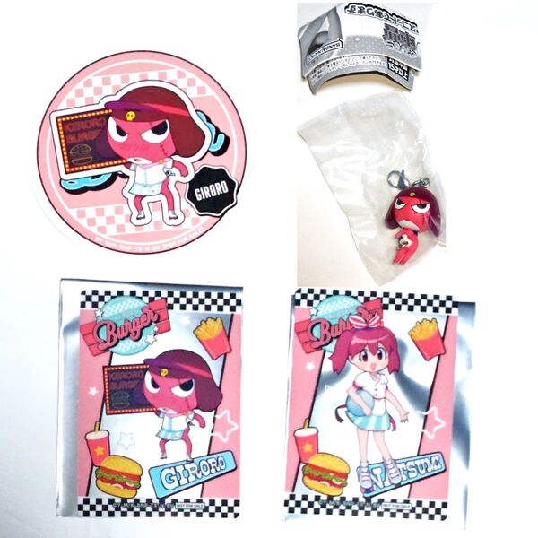 【クーポン200円引き~5月19日迄】ケロロ軍曹×キャラウムカフェ ギロロ伍長&日向夏美 4点