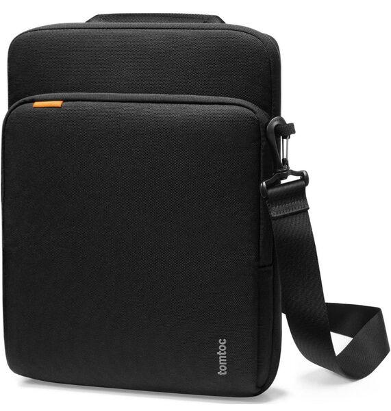 tomtoc iPad Air 13インチ iPad Pro 12.9 耐衝撃 タブレットショルダーバッグ 周辺機器 ブラック