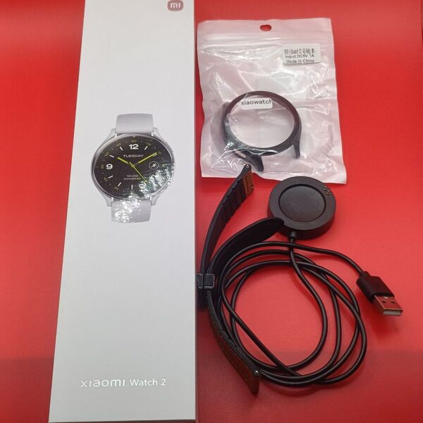 日本未発売 Xiaomi Watch 2 Android Wear OS スマートウォッチ シルバー