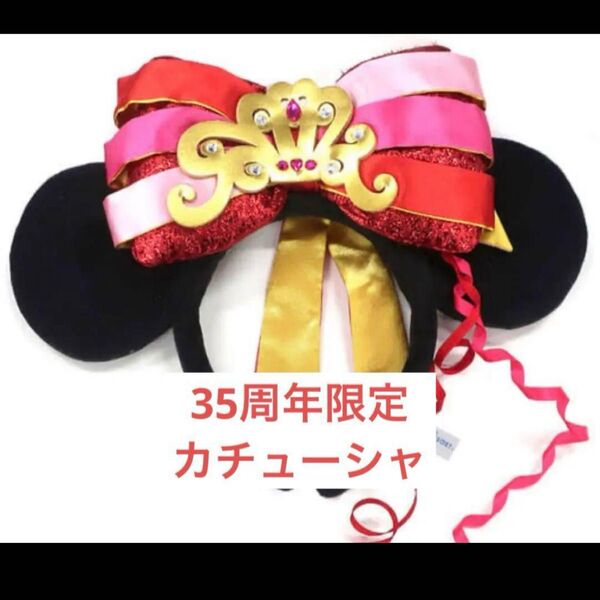 ディズニー カチューシャ 35周年 ミニー ミニーマウス 限定
