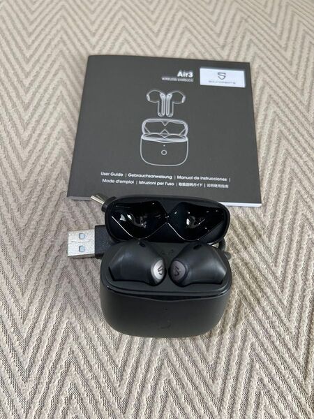 【未使用に近い】SOUNDPEATS(サウンドピーツ) Air3 黒