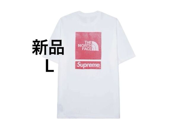 【新品未使用】Supreme x The North Face S/S Top White L