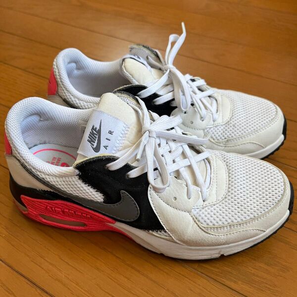 Nike スニーカー ホワイト/ブラック/ピンク エアマックス NIKE 白 スニーカー ナイキ 22.5㎝